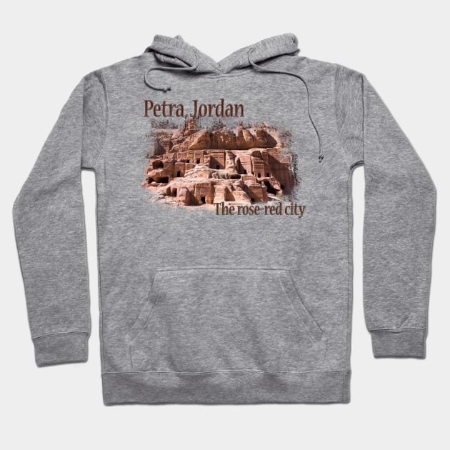 Petra: The Rose Red City Hoodie by RaeTucker